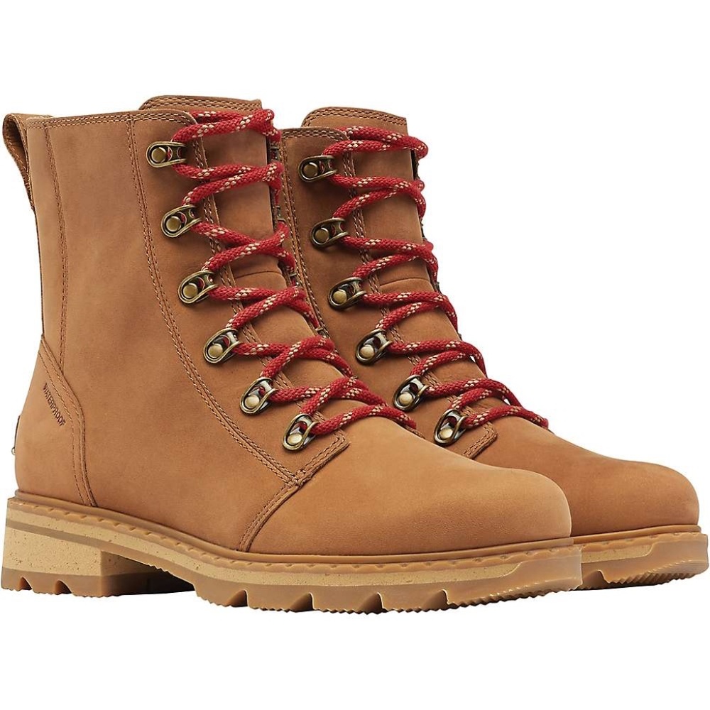 Sorel Women's Lennox Lace Leather Boot in "Velvet Tan" - Size 8.5 US